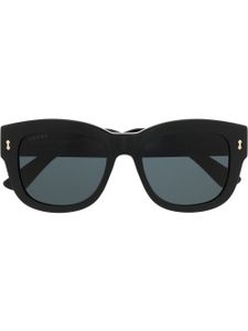 Gucci Eyewear lunettes de soleil à monture rectangulaire - Noir