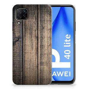 Huawei P40 Lite Bumper Hoesje Steigerhout