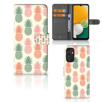 Samsung Galaxy A14 4G Book Cover Ananas - thumbnail