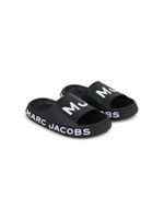 Marc Jacobs Kids claquettes Aqua à logo imprimé - Noir