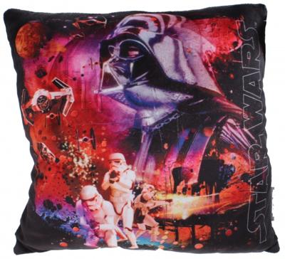 Disney Star Wars Kussen jongens zwart 34 x 34 x 11 cm Disney Star Wars Kussen jongens zwart 34 x 34 x 11 cm