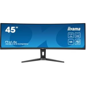 iiyama G-MASTER 45"LCD Curved Bus. UWQHD computer monitor 114,3 cm (45") 5120 x 1440 Pixels Dual QHD LED Zwart