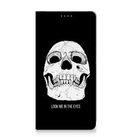 Mobiel BookCase Samsung Galaxy S23 Plus Skull Eyes