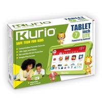 KURIO Tab Lite - Kids Tablet - Veilig online - met ouderlijk slot - Spat- en schokbestendige beschermhoes - 32 GB - 7'' Display - Groen