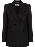 Saint Laurent blazer croisé - Noir