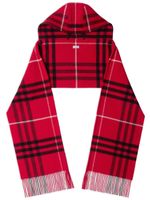 Burberry écharpe en laine à motif Vintage Check - Rouge