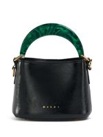 Marni mini sac seau Venice en cuir - Noir - thumbnail