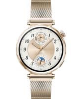 HUAWEI WATCH GT 5 41 mm Smartwatch, scherp ontwerp, gloednieuwe hardloop- en fietssporten, gezondheidstracking, batterijduur tot 7 dagen, compatibel met iOS en Android, goud