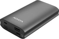 A10050QC - Mobiele oplader - 10500 mAh - Quick Charge 3.0 - 2 uitgangsaansluitingen (USB, USB-C) - titanium
