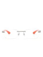 Maybach eyewear lunettes de vue Artist XII à monture rectangulaire - Orange - thumbnail