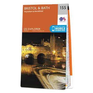 Wandelkaart - Topografische kaart 155 OS Explorer Map Bristol, Bath |