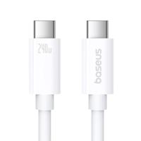 Baseus Fast Charging Cable Superior 2 USB-C naar USB-C 240 W, 1,8 m (Whit