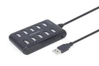 HUB 10 USB-poorten zwart (UHB-U2P10P-01)