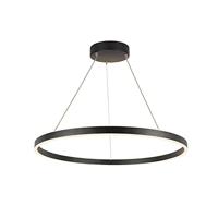 SLV pendelarmatuur ONE 80 PD DALI UP/DOWN/woonkamerlamp, binnenverlichting, hangarmatuur eetkamer, led, plafondarmatuur / 3000/4000K 34 W 1230/1885 lm zwart dimbaar 130 graden