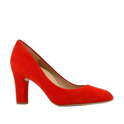 Unisa Umis suède pumps rood Unisa Umis suède pumps rood