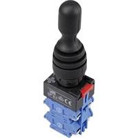 Joystick TRU COMPONENTS 1303044 250 V/AC rechterhendel Schroefkoppeling IP67 1 stuk(s)