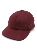 Patou casquette à logo brodé - Rouge