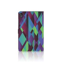 Lenovo Tab P11 | P11 Plus Tablet Beschermhoes Abstract Green Blue - thumbnail