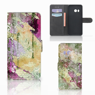 Hoesje HTC U11 Letter Painting Hoesje HTC U11 Letter Painting