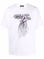 Raf Simons t-shirt à imprimé graphique - Blanc