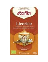 Yogi Tea Licorice Bio - Biologische Kruidenthee met Zoethout, Kaneel en Gember voor Een Zoete en Kruidige Thee-ervaring