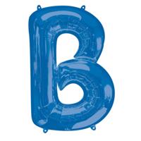 Amscan Folieballon Letter B 58 X 86 Cm Blauw