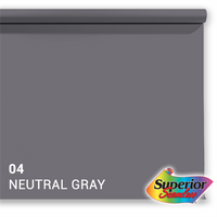 Superior Achtergrondpapier 04 Neutral Grey 1,35 x 11m - thumbnail