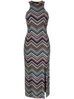 Missoni robe mi-longue à chevrons - Multicolore