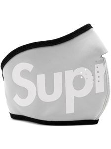 Supreme x Windstopper masque à logo imprimé - Gris