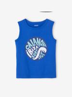 Tanktop jongens felblauw - thumbnail