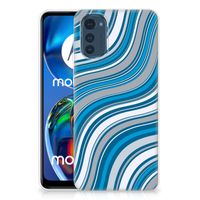 Motorola Moto E32/E32s TPU bumper Waves Blue - thumbnail