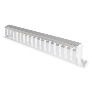 Value 26.99.0303 19 inch Frontpaneel voor patchkast 1 HE Grijs