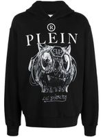 Philipp Plein hoodie à imprimé graphique - Noir - thumbnail