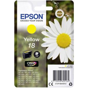 Epson Inktcartridge T1804, 18 Origineel Geel C13T18044012