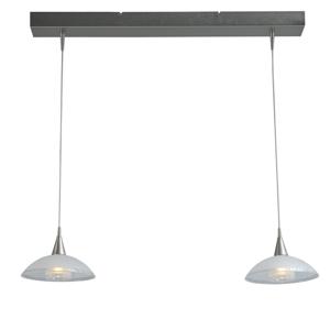 Masterlight Design eettafel lamp Melani 2-lichts nikkel 2481-37-06-70-2-DW