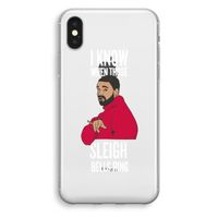 Sleigh Bells Ring: iPhone X Transparant Hoesje - thumbnail