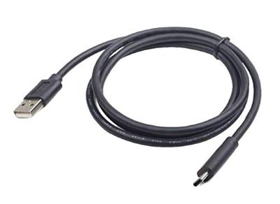 Gembird CCP-USB2-AMCM-6,USB 2.0 naar Type-C kabel (AM/CM), 1,8 m,Zwart