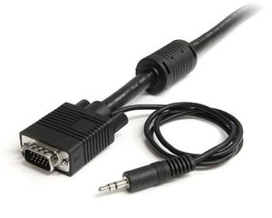 StarTech.com 2m Coax Hoge Resolutie VGA Monitorkabel met Audio HD15 M/M