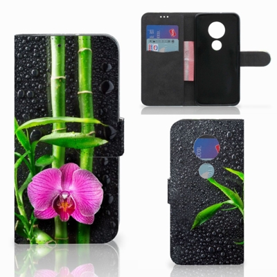 Motorola Moto G7 | G7 Plus Hoesje Orchidee Motorola Moto G7 | G7 Plus Hoesje Orchidee