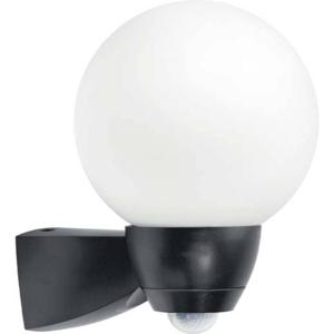 ESYLUX AL P Garda 130 sw EL10026126 Wandlamp met bewegingsmelder E27 Gloeilamp Zwart