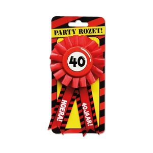 Feestelijke broche 40 jaar