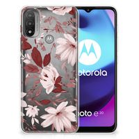 Hoesje maken Motorola Moto E20 | E40 Watercolor Flowers - thumbnail