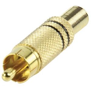 Diverse Valueline Connector RCA Male stekker