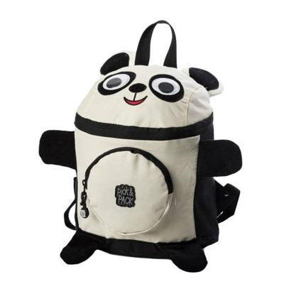 Pick & Pack rugzak Panda Shape wit/zwart