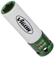 Vigor VIGOR V2471 Dop (zeskant) Kracht-dopsleutelinzet 15 mm 1/2 (12.5 mm)