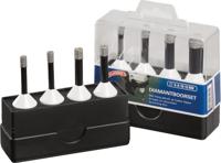 Carat 6-6-8-8 mm Diamantborenset op haakse slijper voor tegels en natuursteen droogboren M14 EHSCSET020