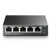 Tp-Link Tl-Sg1005P 5-Port Gigabit Poe Switch (5 Poorten Met 10/100/1000 Mbit/S, 4 Daarvan Met Poe-Ondersteuning, Plug-And-Play, Metalen Behuizing)