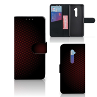OPPO Reno2 Telefoon Hoesje Geruit Rood