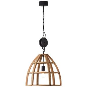 Brilliant Houten hanglamp Matrix Wood Ø 47cm 99156/66