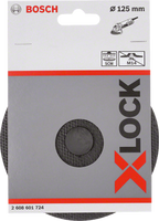 Bosch Accessoires X-LOCK Steunschijf 125 mm SCM schijf - 1 stuk(s) - 2608601724